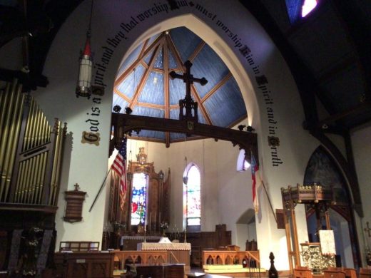 Trinity Episcopal Church, Williamsport, PA, interior: