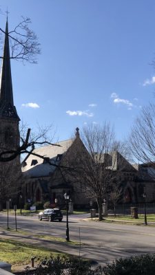 Trinity Episcopal Church designed by urban planner Peter Herdic, Williamsport, PA