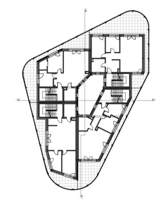 Chorzów, Silesia housing plan layout