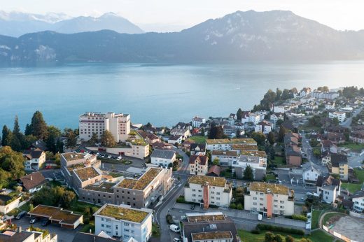 Weggishof Lake Lucerne apartment building by HHF