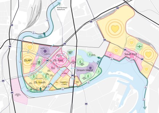 ZIL-South Moscow masterplan layout