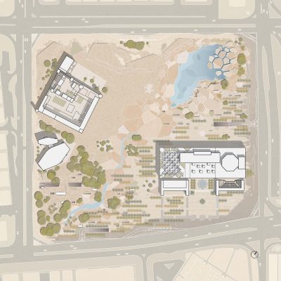 Abu Dhabi landscape layout plan