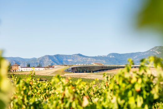 Beronia Winery Ollauri building in La Rioja, Spain