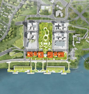 Chongqing Cuntan International Cruise Centre masterplan