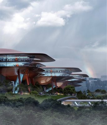 Chongqing Cuntan International Cruise Centre building design