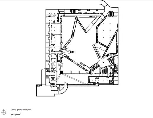 Datong Art Museum building grand gallery level