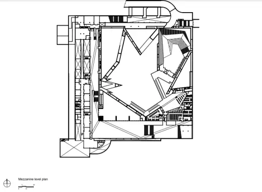 Datong Art Museum building mezzanine plan