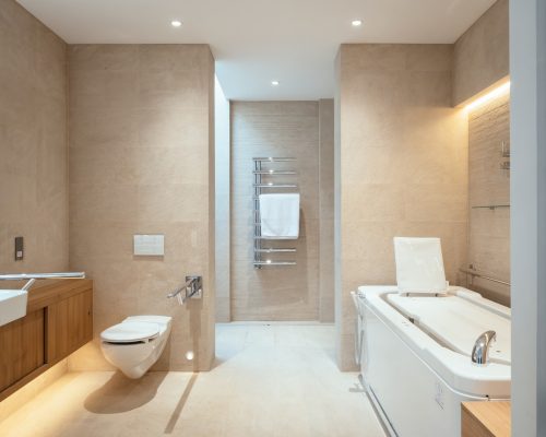 Hampshire low-carbon property bathroom design