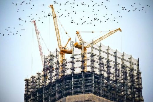 Make your construction fleet efficient - building cranes