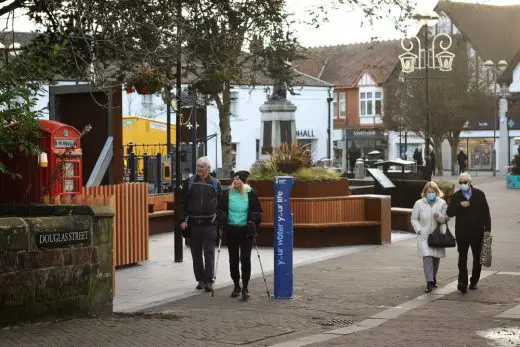 Milngavie Streetscape East Dunbartonshire Scotland