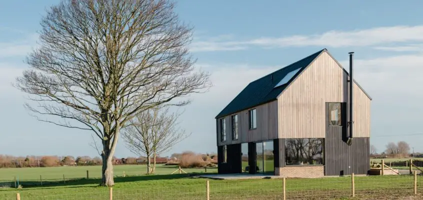 New farm house in Old Romney Marsh, Kent