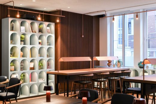 Pigeon Post Bar & Eatery Hilton Cologne hotel interior design