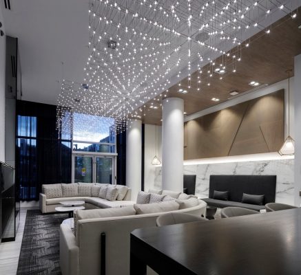 SQ2 Toronto Condominium Lobby and Party Room