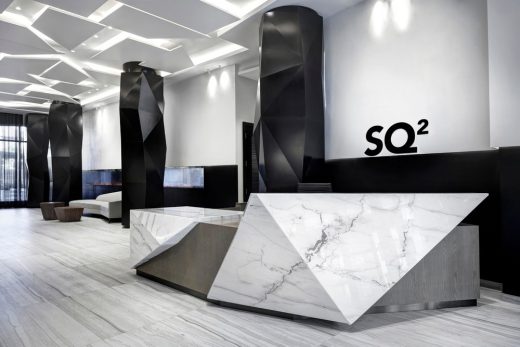 SQ2, Toronto Condominium Lobby and Party Room