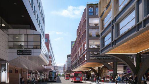 Stockholm Central Station Building design by Foster + Partners