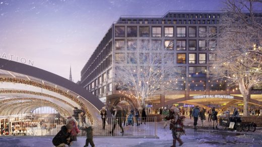 Stockholm Central Station design competition winner