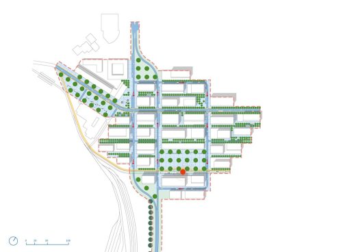 Tours Val de Loire Airport area masterplan layout