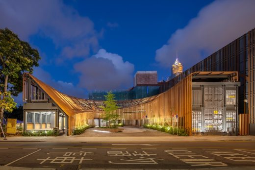 Wan Chai Community Green Station building Hong Kong