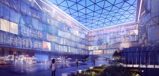 Xi'an International Airport T5 Terminal Mixed-Use Business Architectural Design by Aedas