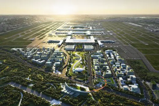 Xian International Airport T5 Terminal Mixed-Use Business Architectural Design
