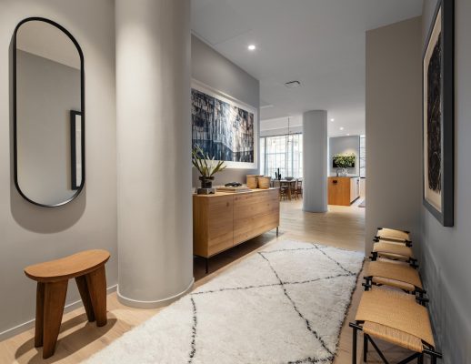 New Brooklyn apartments master bedroom foyer