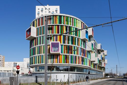 Arc En Ciel building in Bordeaux France by Bernard Bühler