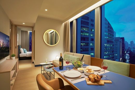 Citadines Raffles Place Singapore bedroom premier