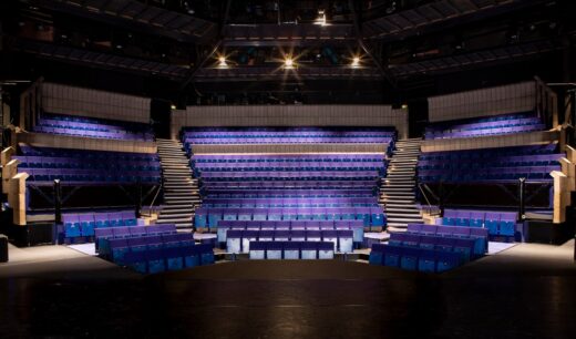 Dundee Rep Theatre auditorium interior seating lighting