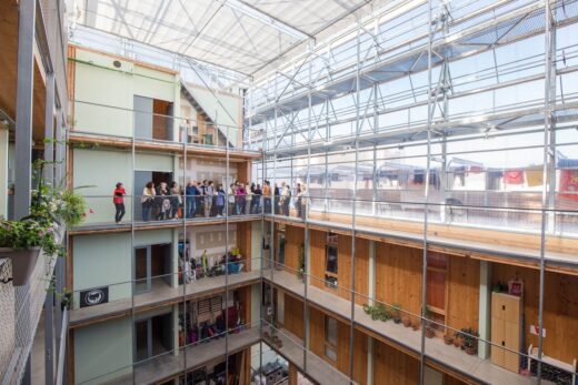 La Borda - Cooperative Housing Barcelona interior atrium design