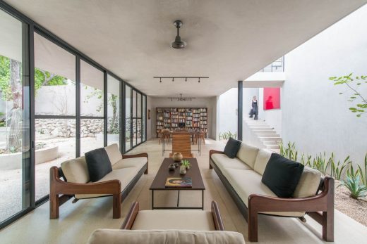 Mexican house by TACO taller de arquitectura contextual interior design