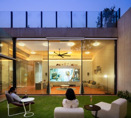 New Delhi luxury property India home cinema