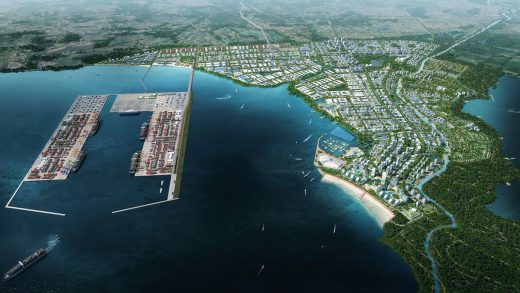 Patimban New City masterplan Subang, West Java Port Buildings