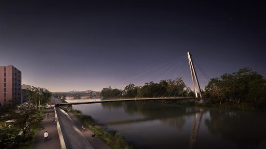 Rapas Pedestrian Bridge Toulouse