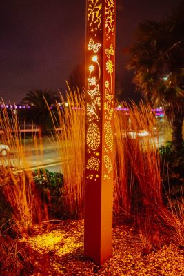 Royal Terrace Gardens Torquay, Devon lighting post