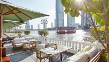 The Verandah Restaurant, Mandarin Oriental, Bangkok river