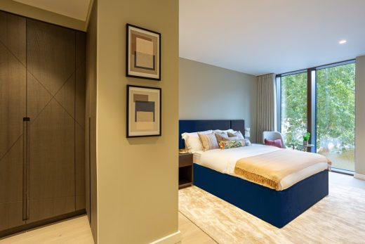 Triptych Bankside London luxury apartment bedroom