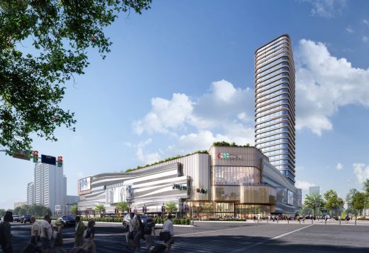 Wenjiang District Sub-center buildings in western Chengdu