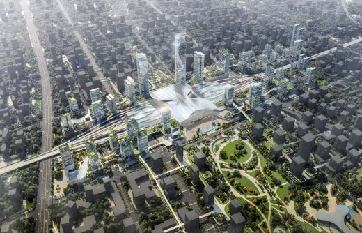 Zhanjiang Central Station Hub building proposal China