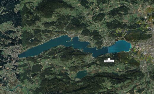 AA nanotourism Visiting School, Wörthersee, Carinthia site plan