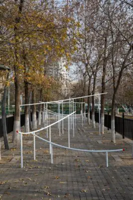 Beijing Olympic Forest Park's Runner's Station