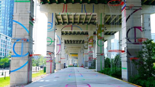 The Bentway Toronto Double Dribble by Esmaa Mohamoud