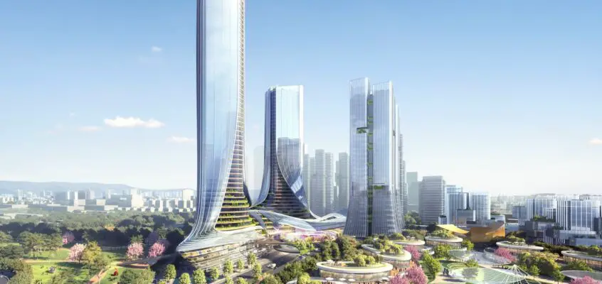 Chinese transit-oriented developments: buildings