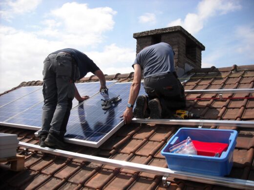 DIY solar panel installation