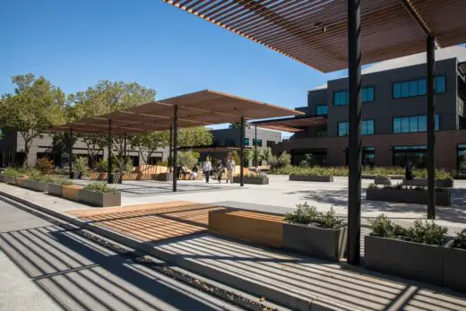 Evelyn Avenue Workplace, Mountain View, Silicon Valley by SWA Landscape Architects
