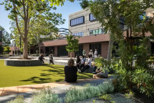 Evelyn Avenue Workplace, Mountain View, Silicon Valley California landscape design