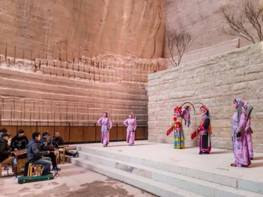 Jinyun Quarries stage in Zhejiang, China