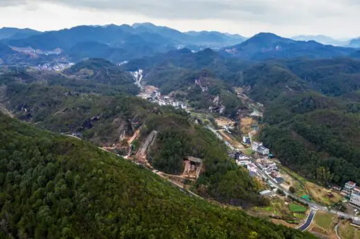 Jinyun Quarry Zhejiang, China landscape