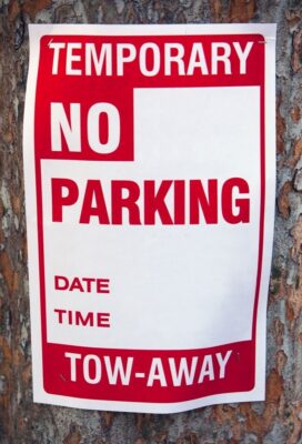 No parking signs: how to use them in New Jersey?