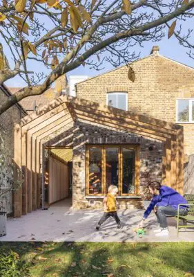 Pergola House in Lee Manor Conservation Area by Benjamin Wilkes