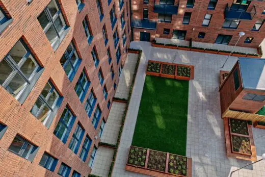 Pin Yard apartments Leeds courtyard